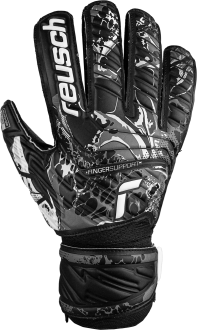 Reusch Attrakt Resist Finger Support 5370610 7700 black front